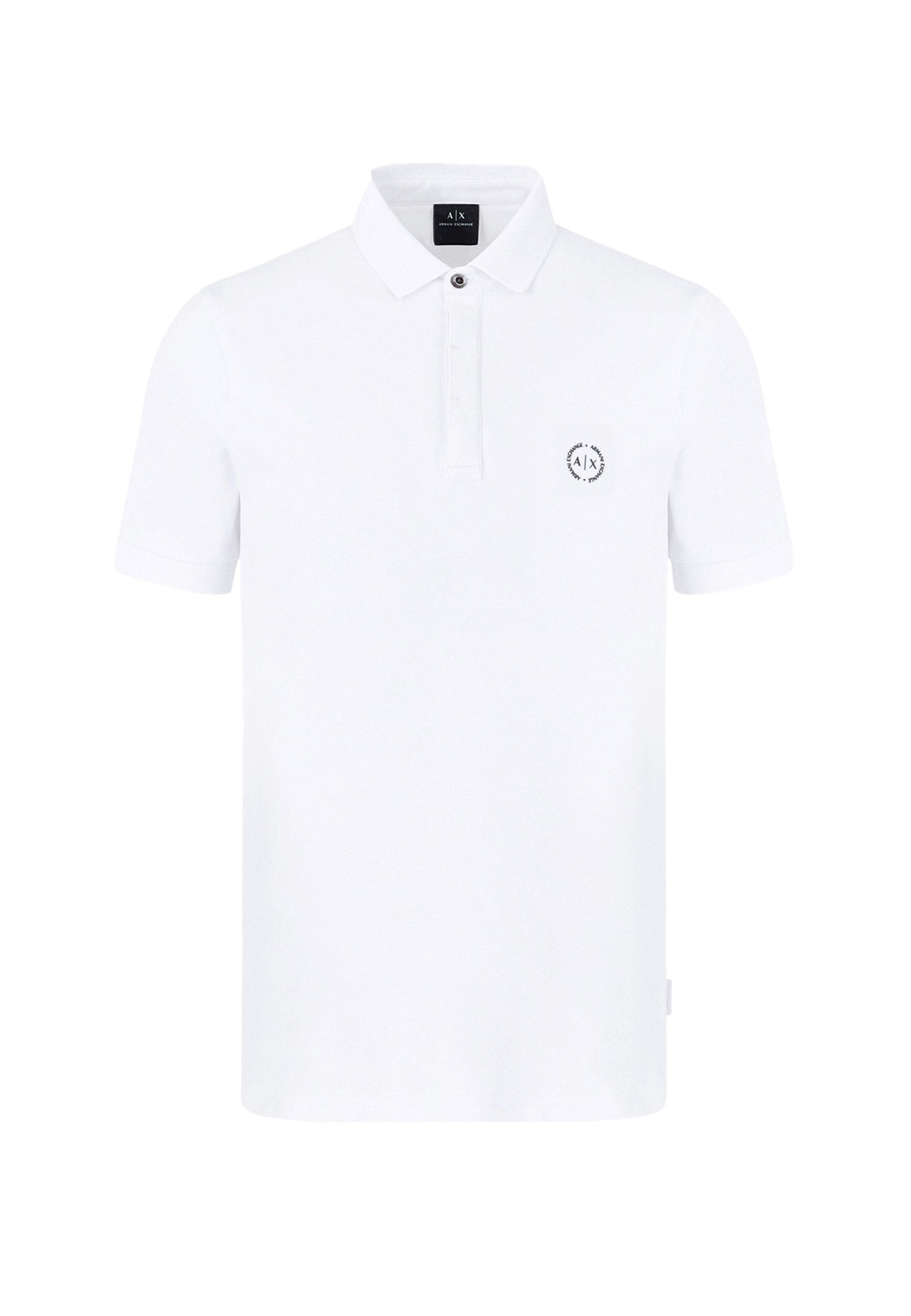 AIX ARMANI EXCHANGE Poloshirt Poloshirt Kurzarmshirt mit Polokragen (1-tlg., 1)