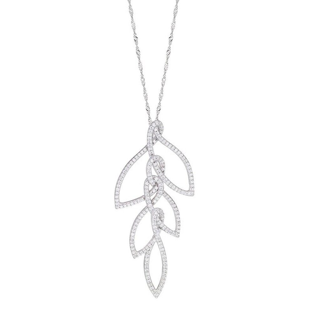 MORELLATO Kette mit Einhänger Silver necklace with glitter pendant 1930 SAHA04