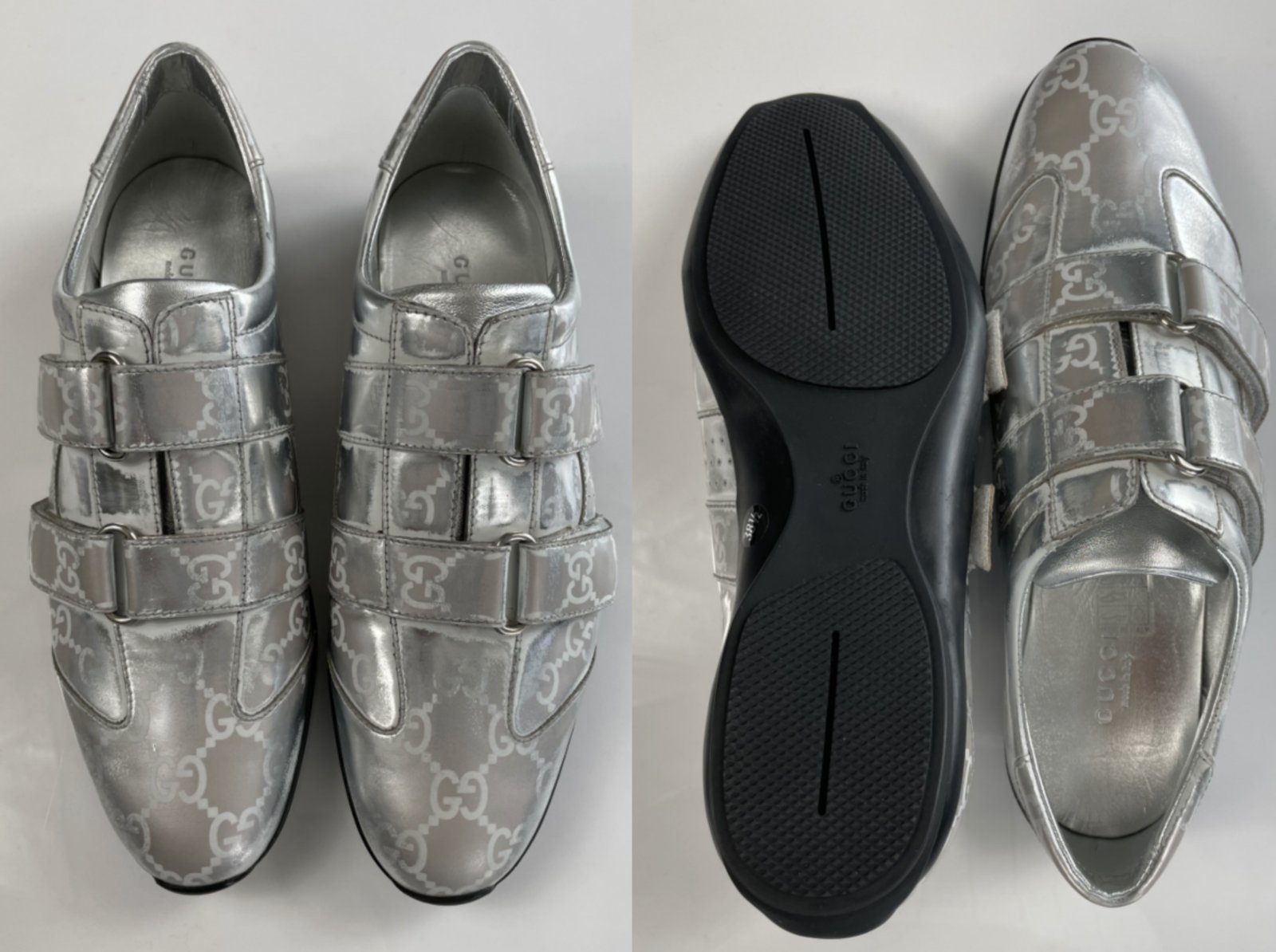 GUCCI Gucci Iconic Logo Leather Кросівкиs Trainers Взуття Shoes Turnschuhe 40 Кросівки