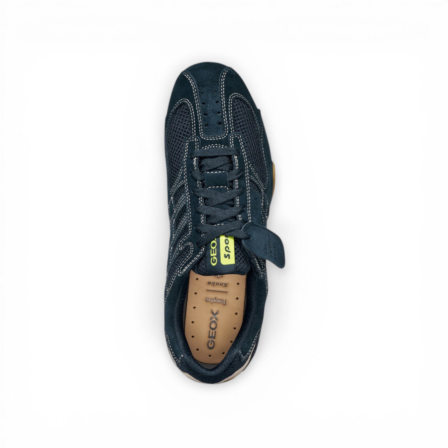 Geox Snake Original A (Veloursleder/Synthetik) 2026 marineblau Herren Sneaker – Bild 5 von 5