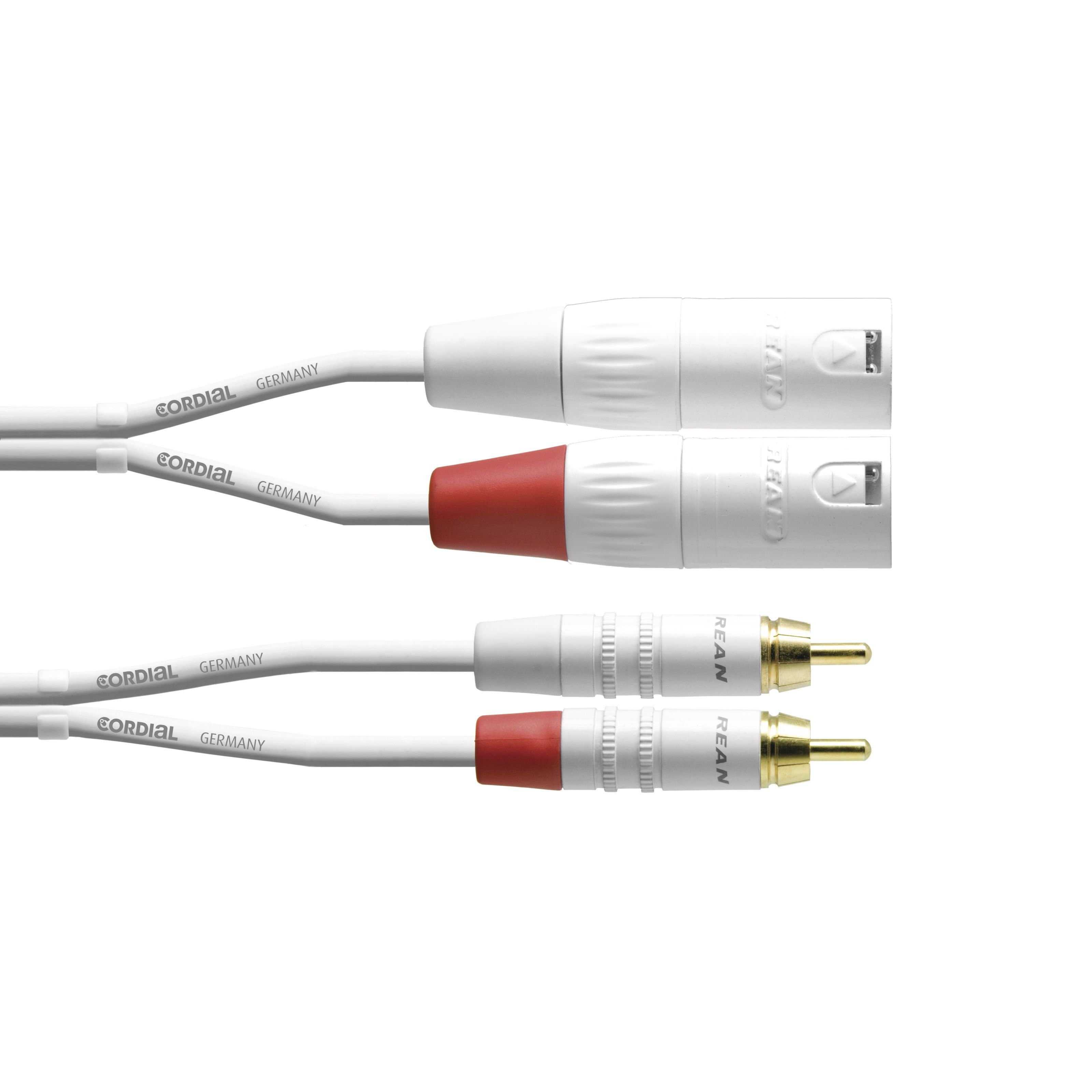 Cordial Audio-Kabel, CFU 3 MC-SNOW Audiokabel 3 m - Audiokabel