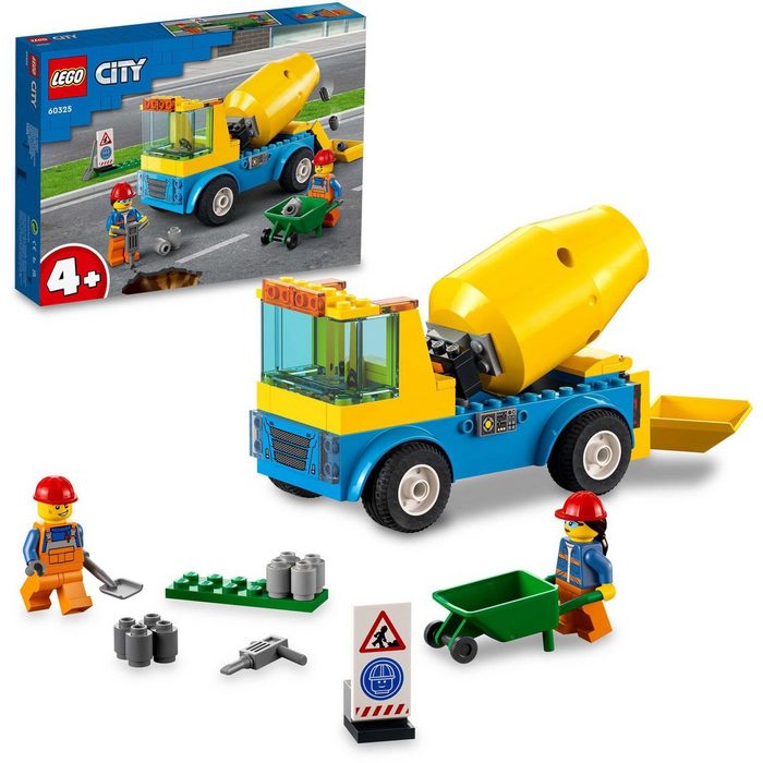 LEGO® Konstruktionsspielsteine Betonmischer (60325) LEGO® City (85 St)