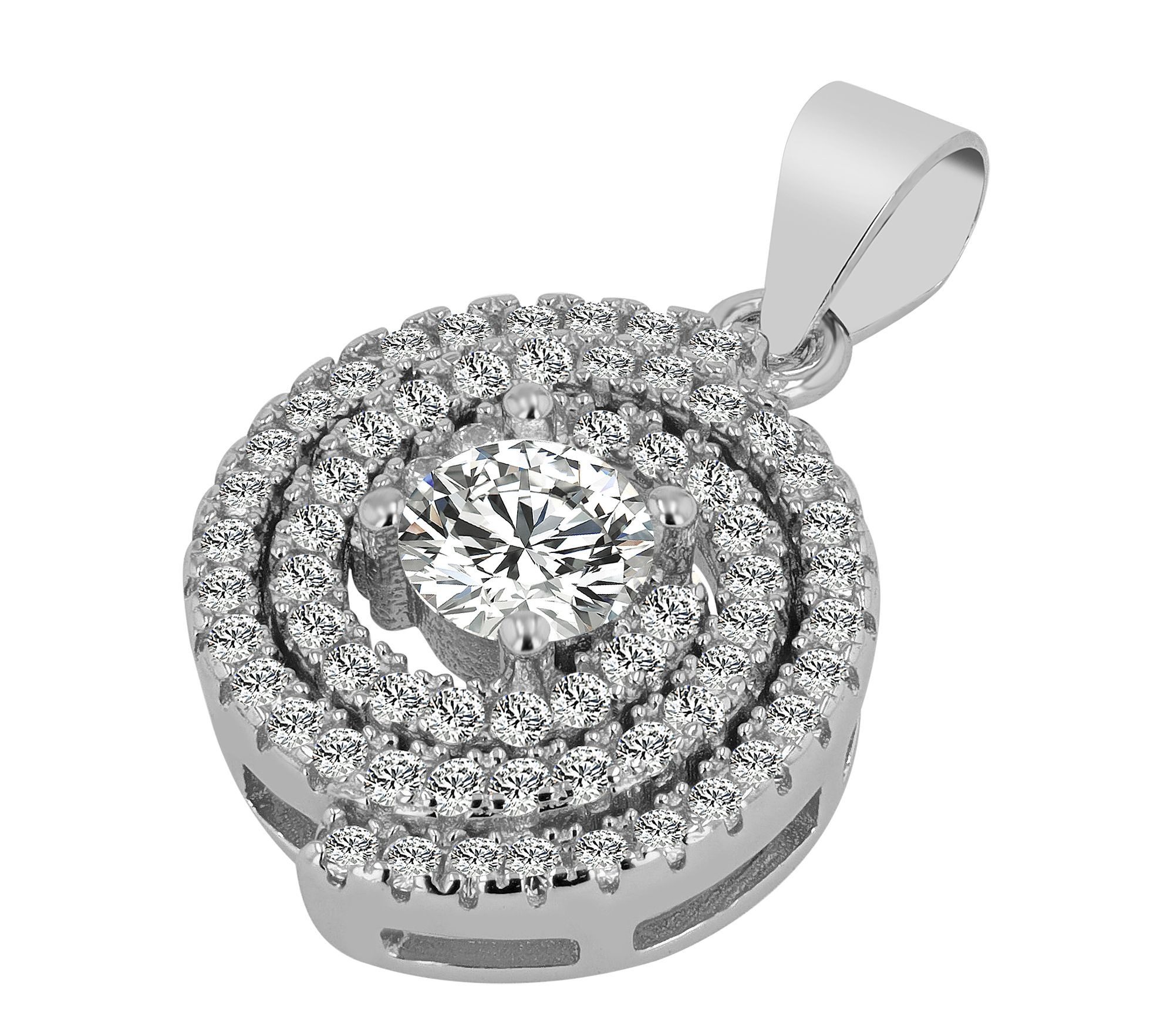 Kettenanhänger Anhänger aus 925 Silber mit Zirkonia
