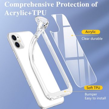 Protectorking Handyhülle Schutzhülle für iPhone 11 Kamera Case Panzerhülle Handyhülle Cover 6,1 Zoll, Schutz.