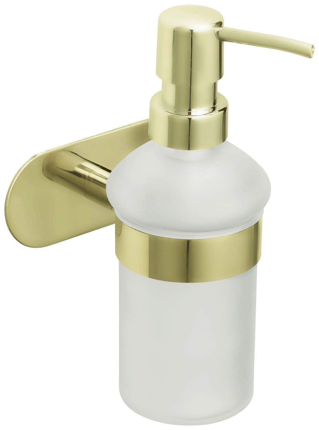 WENKO Seifenspender Turbo-Loc® Orea, 300 ml Fassungsvermögen, Halterung aus rostfreiem Edelstahl