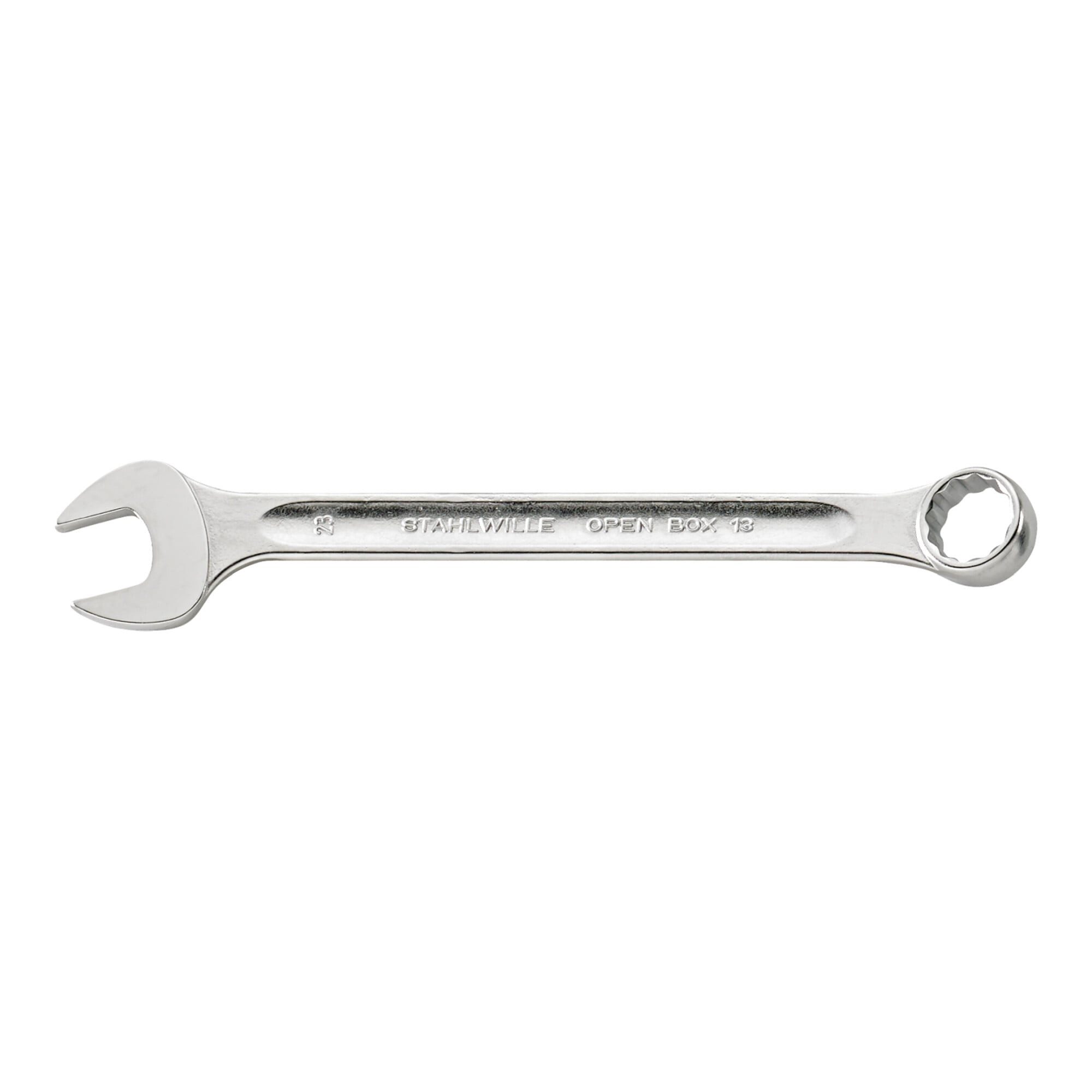 Stahlwille Ratschenringschlüssel Stahlwille Ring-Maulschlüssel OPEN-BOX SW.23mm L.280mm