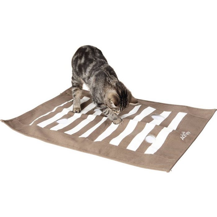 TRIXIE Tier-Intelligenzspielzeug Cat Activity Pfötel Decke Polyester