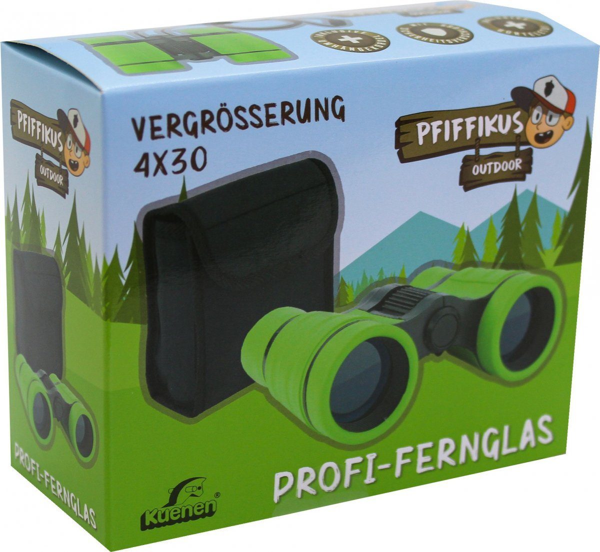 Vedes Pfiffikus-Profi-Fernglas mit Gürteltasche Kinderfernglas günstig online kaufen