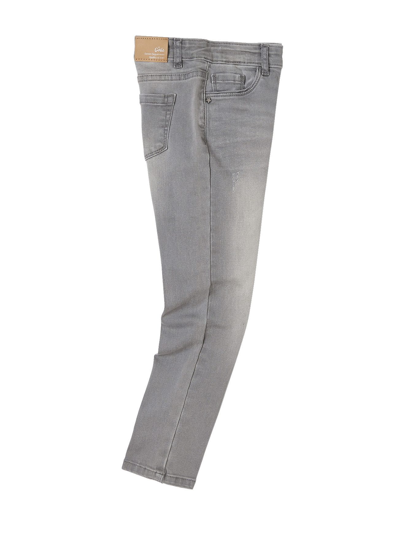 vertbaudet 7/8-Caprijeans 1055678001 Bundweite verstellbar, Knitterfalten