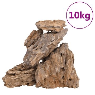 vidaXL Aquarien-Substrat Drachensteine 10 kg Mehrfarbig 10-30 cm