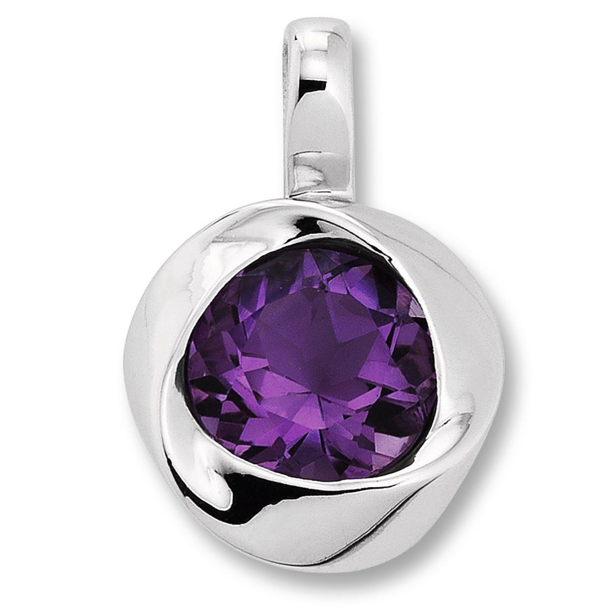 ONE ELEMENT Kettenanhänger Amethyst Anhänger aus 925 Silber, Kleines Statem günstig online kaufen
