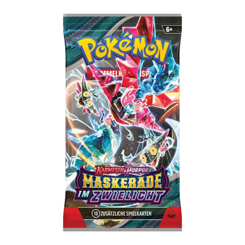 The Pokémon Company International Sammelkarte Karmesin & Purpur Maskerade im Zwielicht Booster - DE