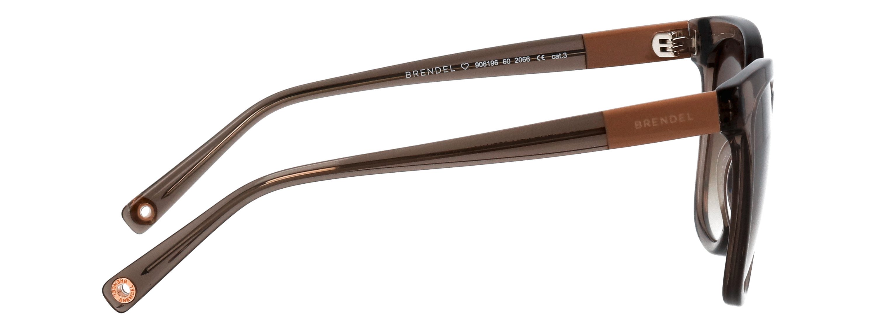 BRENDEL eyewear Sonnenbrille (1-St) Schmetterlingsform, Vollrand, Verlaufstönung, taupefarbener Rahmen – Bild 4 von 4