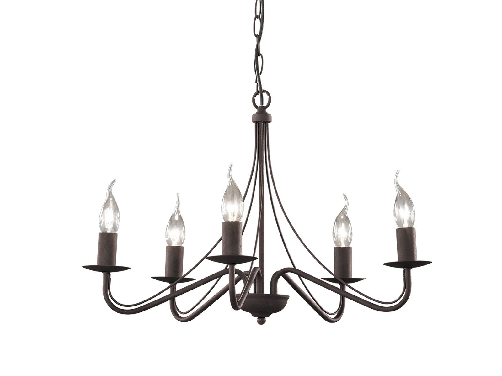 Reality Leuchten LED Kronleuchter, Dimmfunktion, LED wechselbar, Warmweiß, günstig online kaufen