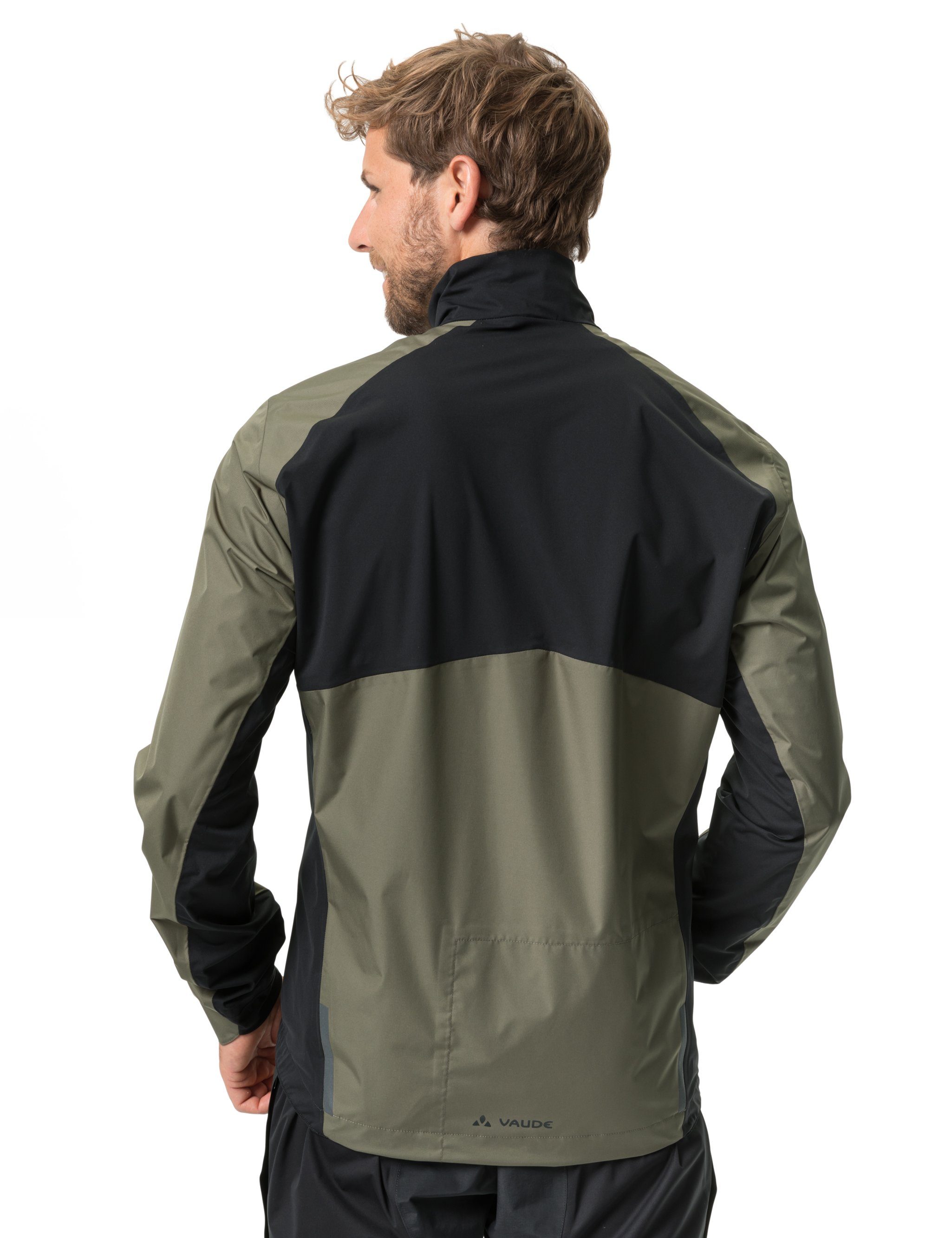 VAUDE kompensiert (1-St) Kuro Jacket Outdoorjacke Rain Klimaneutral khaki Men's