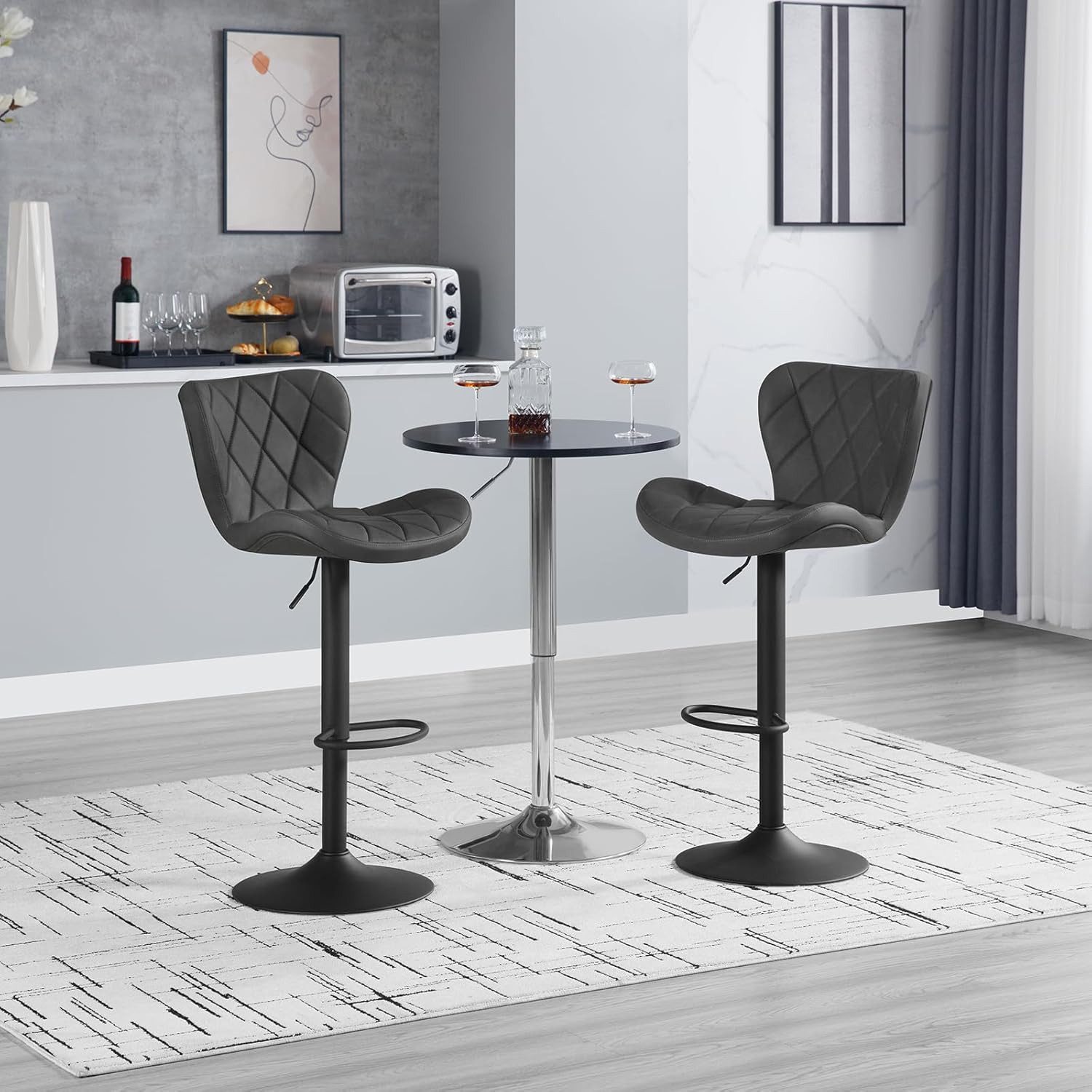 Woltu Barhocker, höhenverstellbar, Drehhocker ergonomisch, für günstig online kaufen