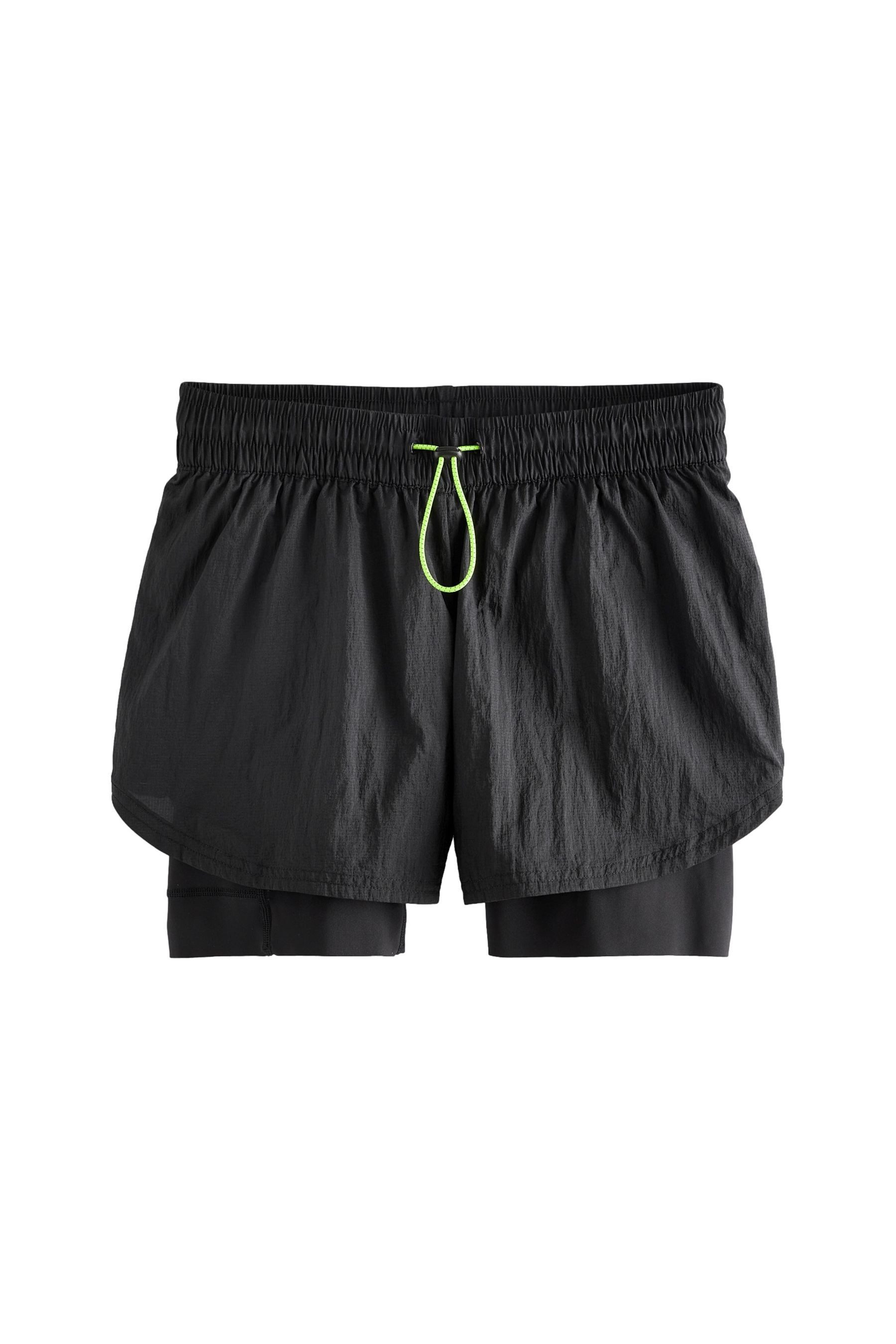 Next Trainingsshorts 2-in-1 Sportshorts mit hoher Taille (1-tlg)