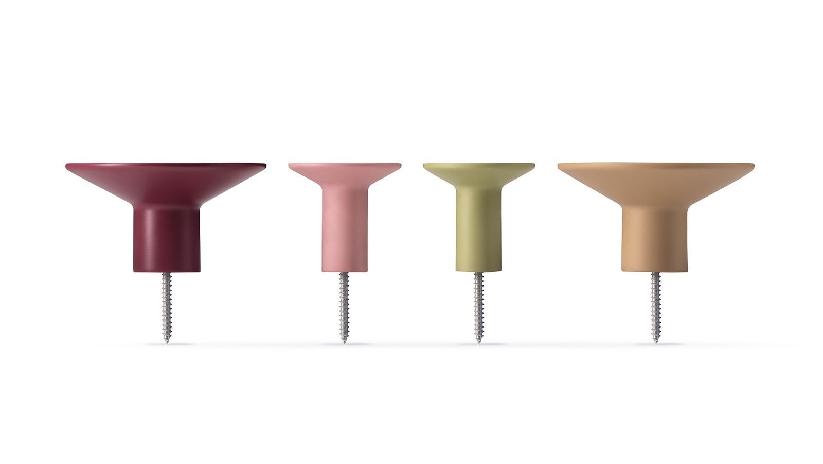 Remember Garderobenhaken, Remember Wandhaken Fuchsia 4-teilig günstig online kaufen