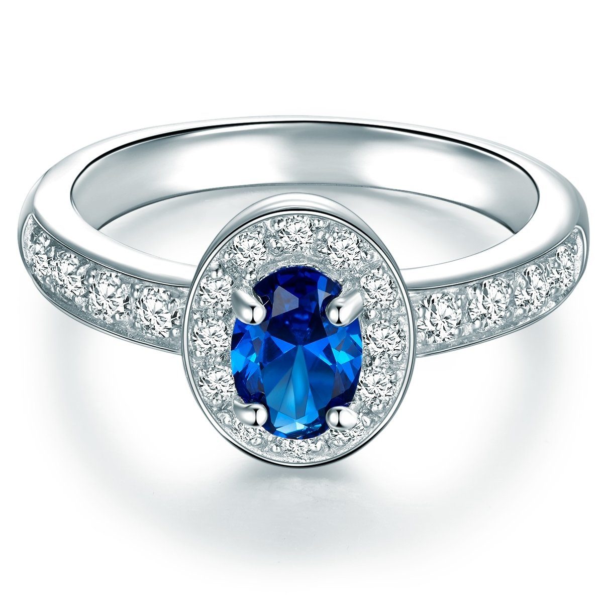 Trilani Silberring Verlobungsring aus 925 Sterling günstig online kaufen