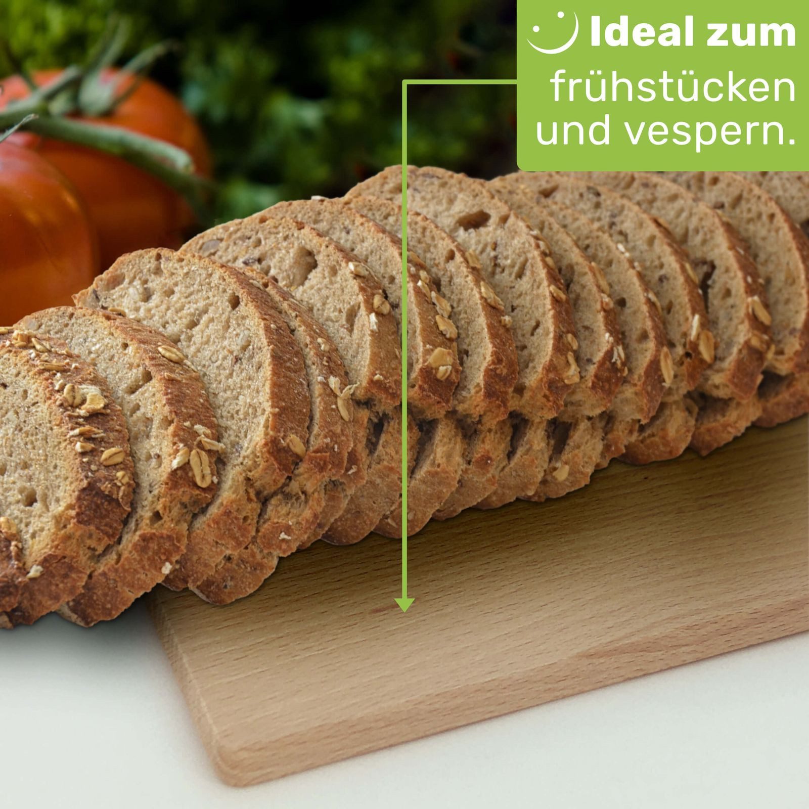 Gravidus Frühstücksbrett Frühstücksbrettchen Holzbrett Buche 22x12x1 cm, (5-St)
