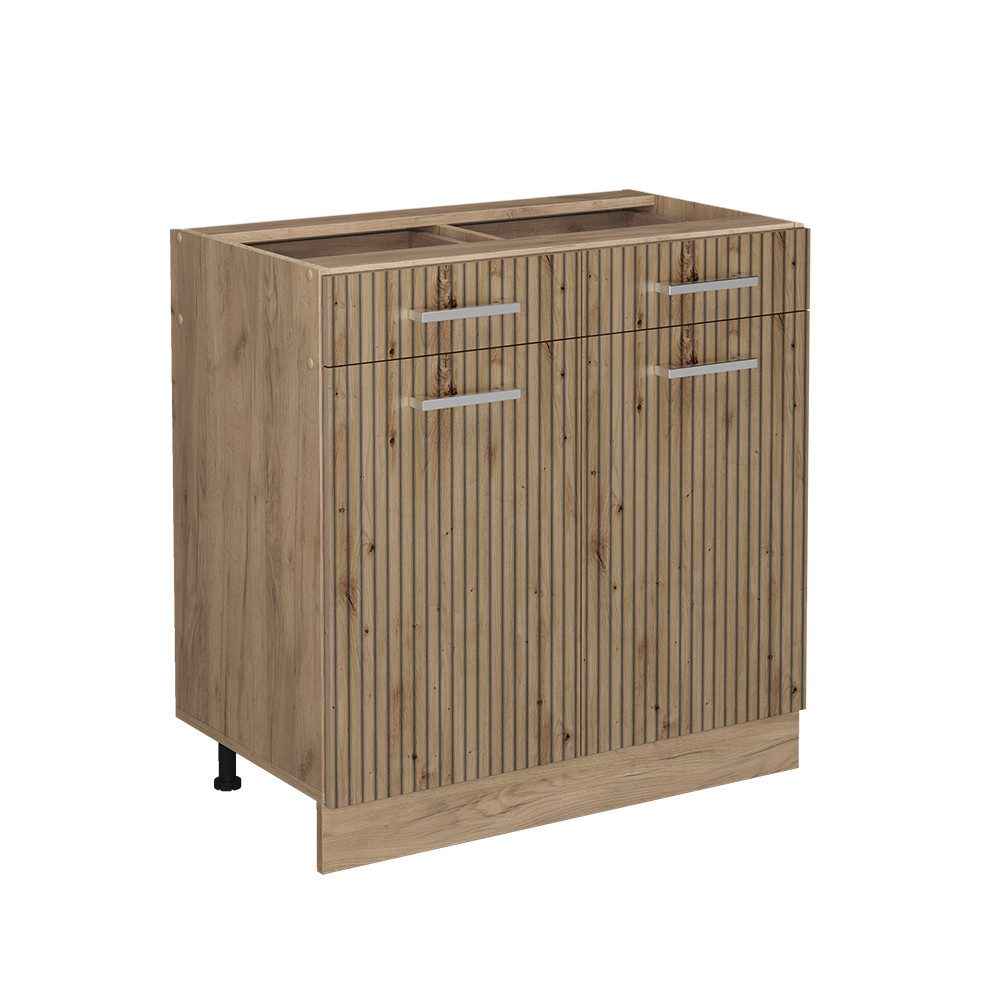 Vicco Unterschrank R-Line, Artisan-Eiche/Goldkraft Eiche, 80 günstig online kaufen