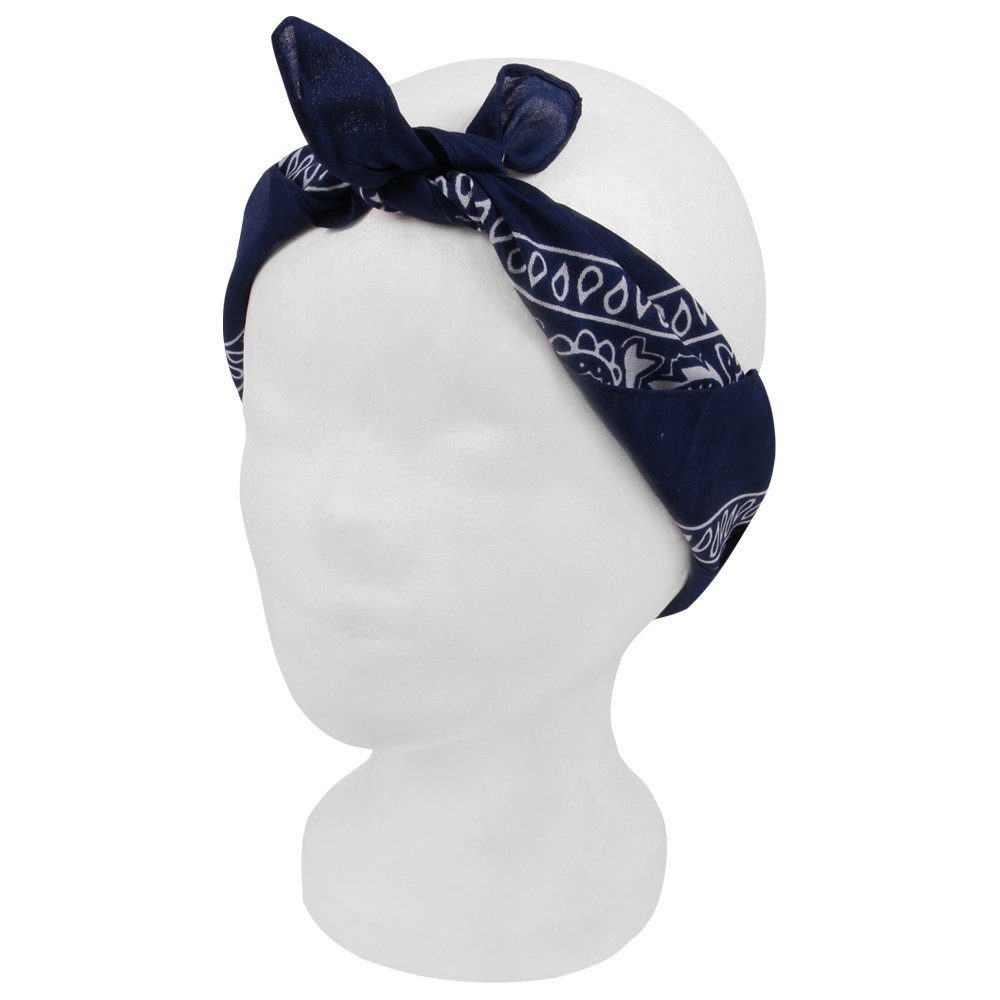 Bandana Bandana Paisley (3er Pack) 55x55 cm – Baumwolle Kopftuch Halstuch
