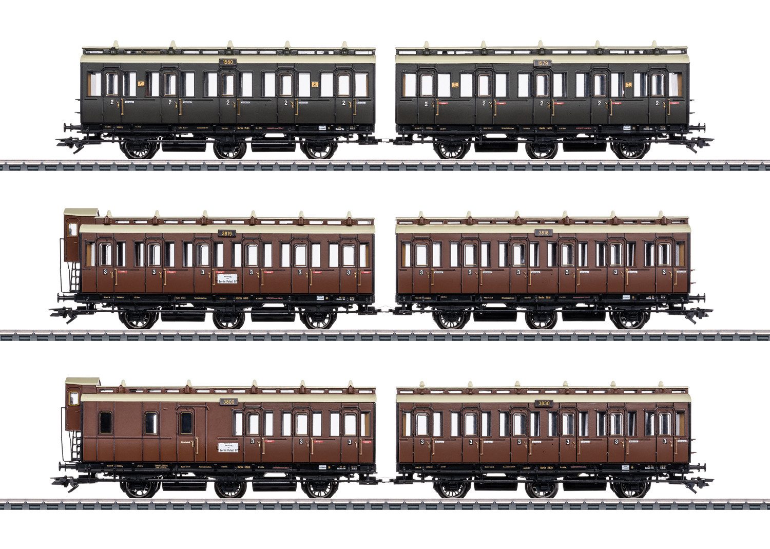 Märklin Personenwagen Abteilwagen-Set - 42047, Spur H0