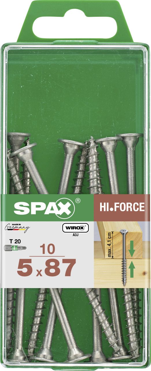 SPAX Holzbauschraube Spax Universalschrauben 5.0 x 87 mm TX 20 - 10