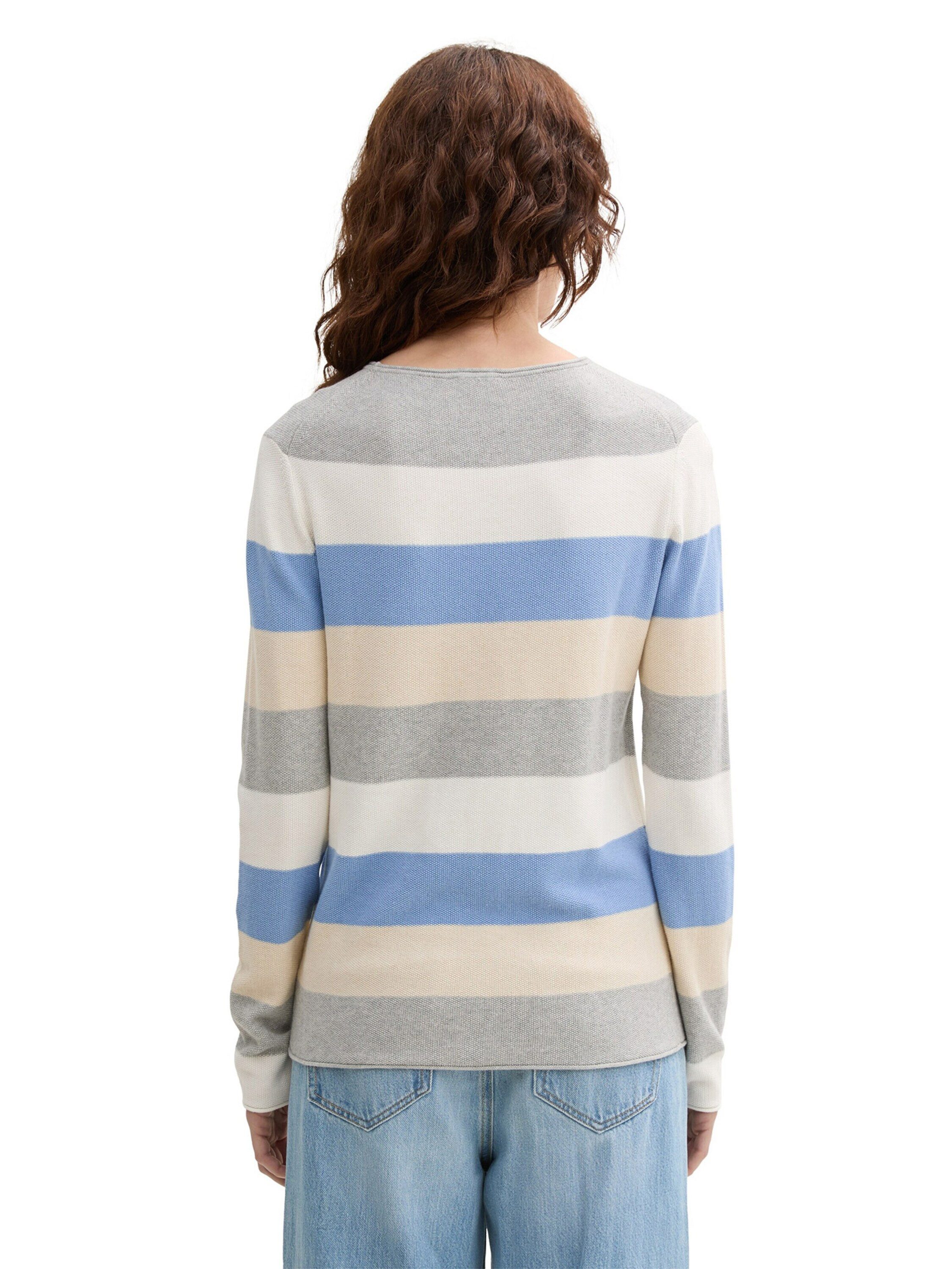 TOM TAILOR Rundhalspullover (1-tlg) Plain/ohne Details günstig online kaufen