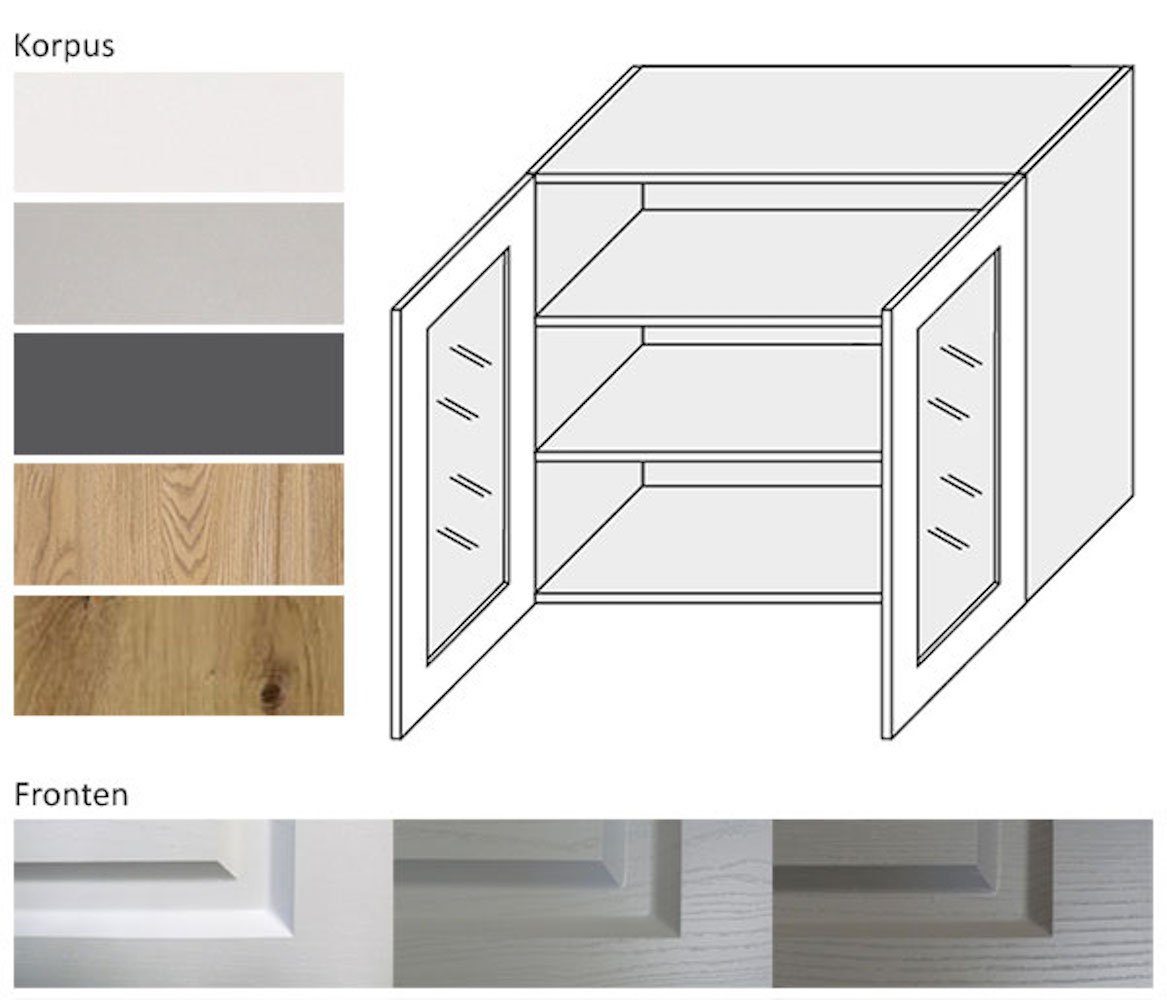 Feldmann-Wohnen Klapphängeschrank Elbing (Elbing, 1-St) 90cm günstig online kaufen