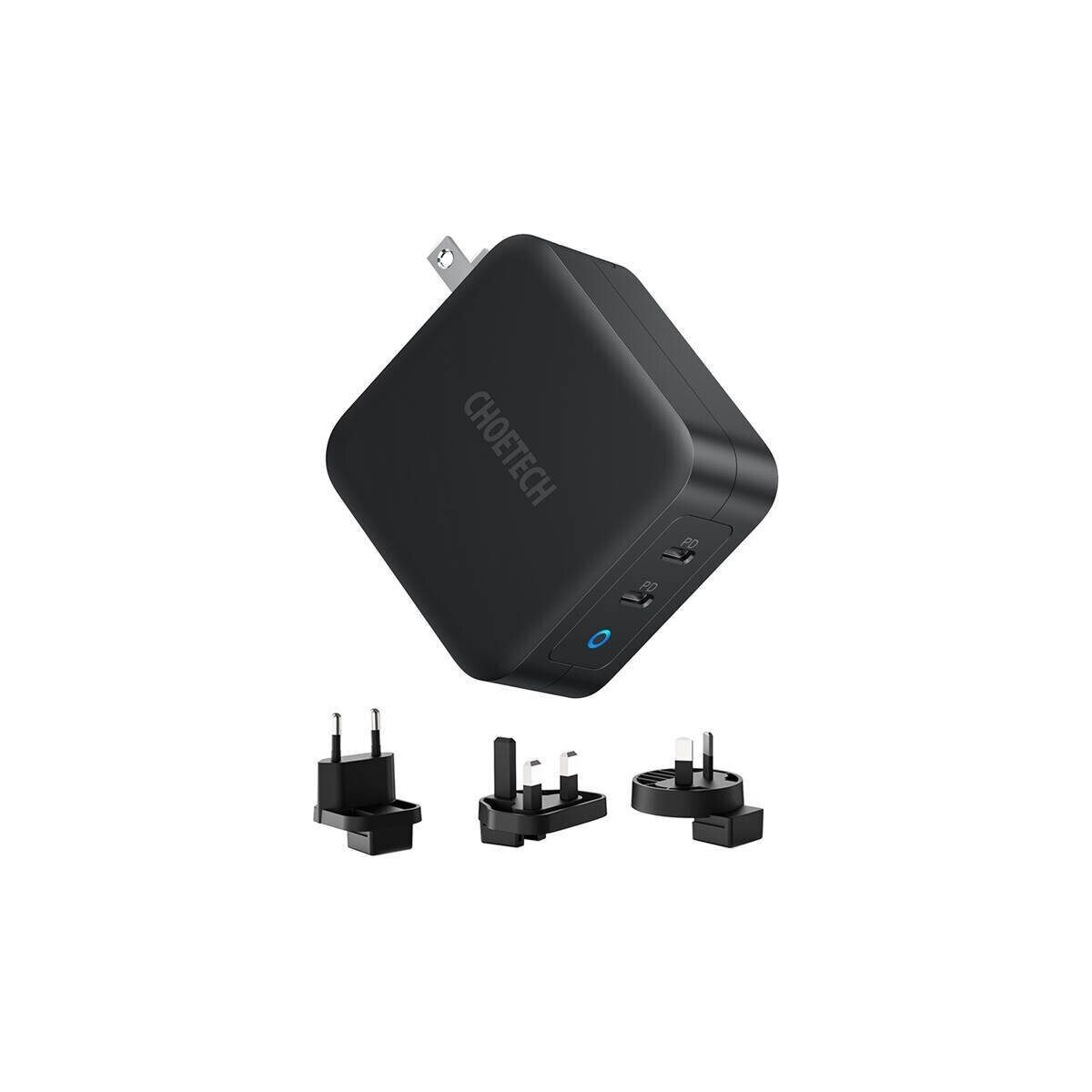 Choetech Choetech 2xUSB-C PD 100W GaN Netzladegerät Smartphone-Kabel