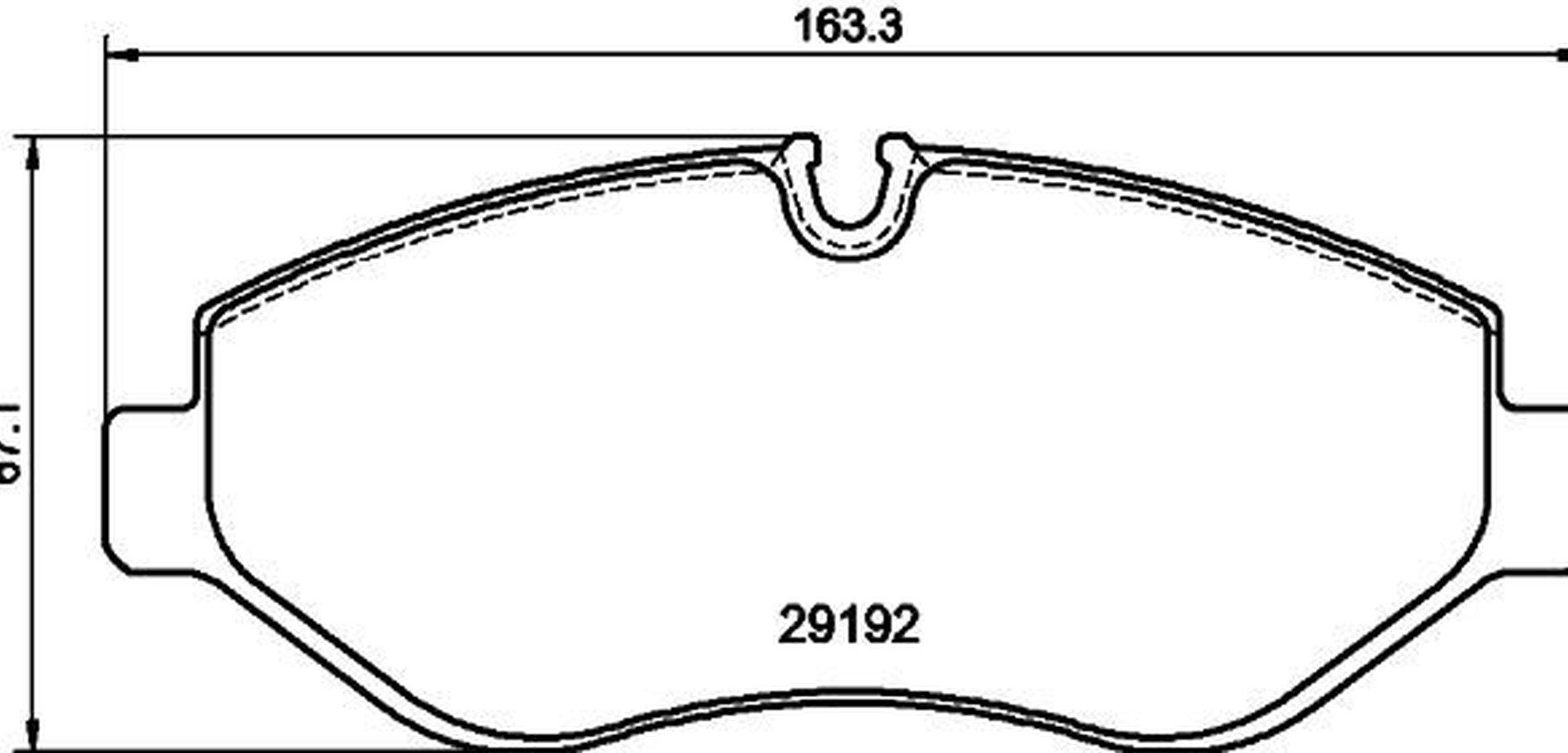 Hella Bremsbelag HELLA 8DB 355 043-881 Bremsbelagsatz, Scheibenbremse