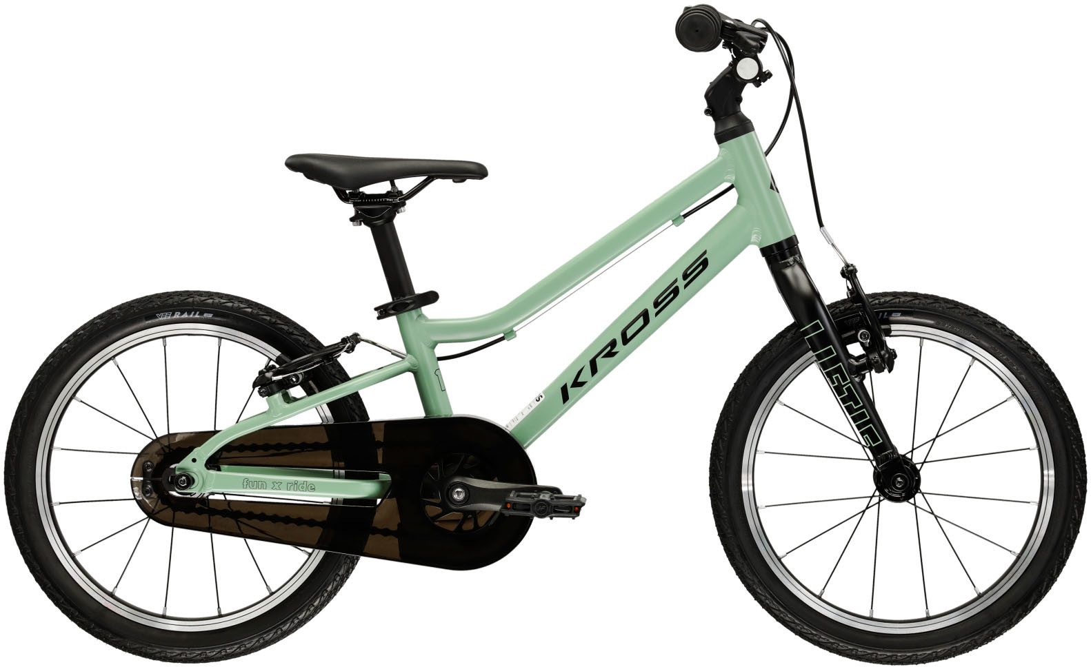 Kross Kinderfahrrad KROSS Kinderrad Lightweight Liftie 16" grün, 1 Gang, ohne Schaltung