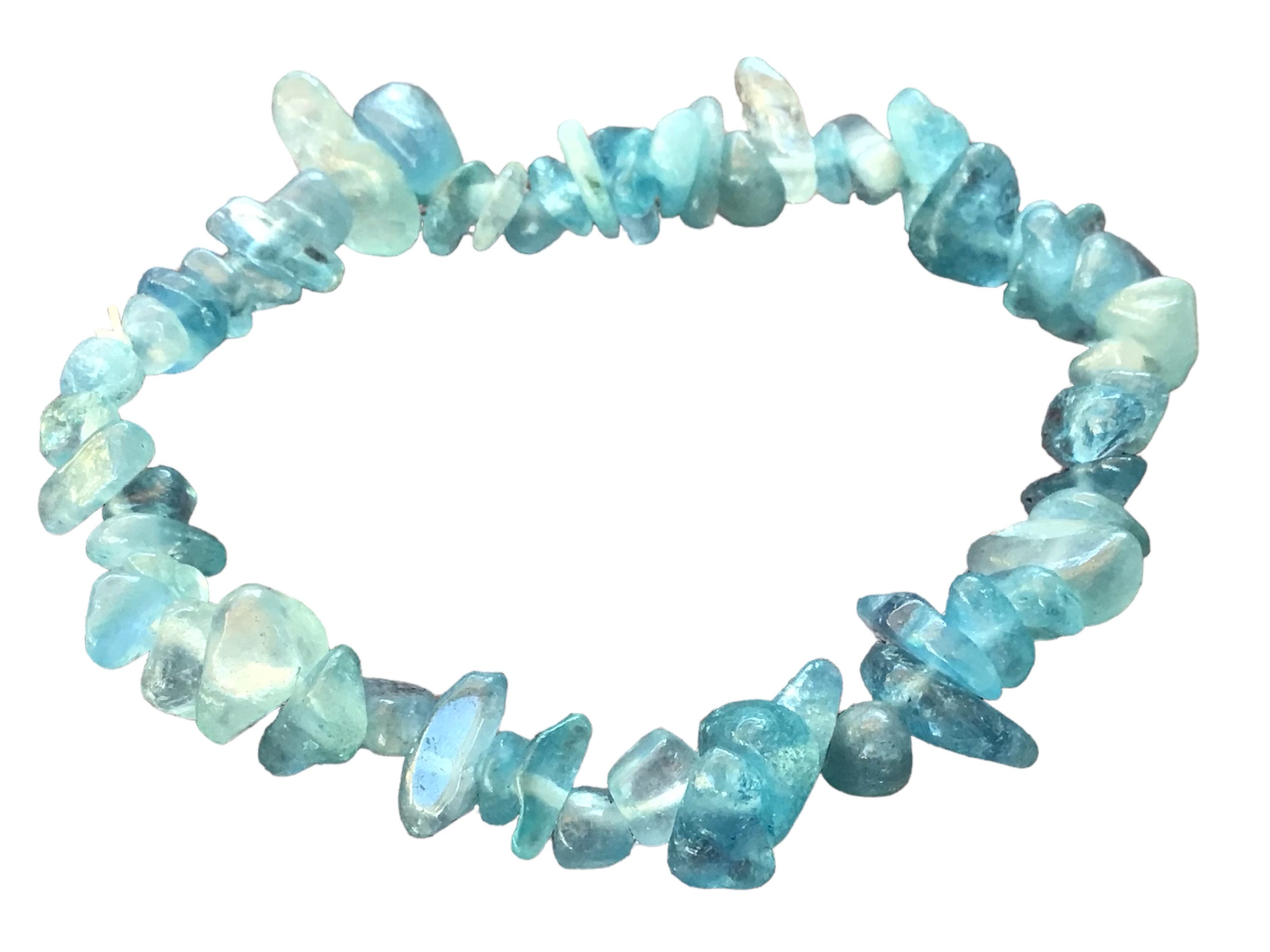 Steinfixx® Armband Aquamarin blau Splitterarmband - Brasilien - Der Seelens günstig online kaufen