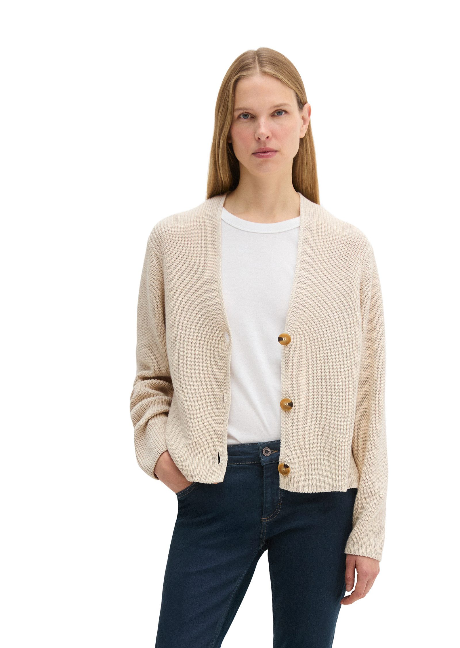 Marc O'Polo Cardigan aus Heavy-Weight-Organic-Cotton günstig online kaufen