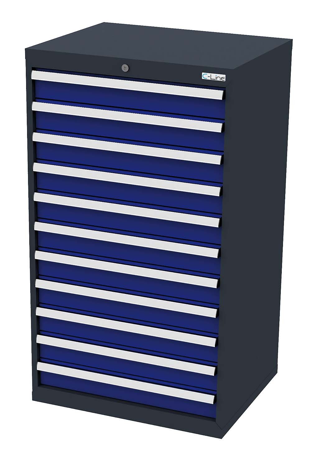 Simplaflex Werkzeugschrank Simplaflex Schubladenschrank, 11 Schubladen, BxTxH 700x575x1220 mm