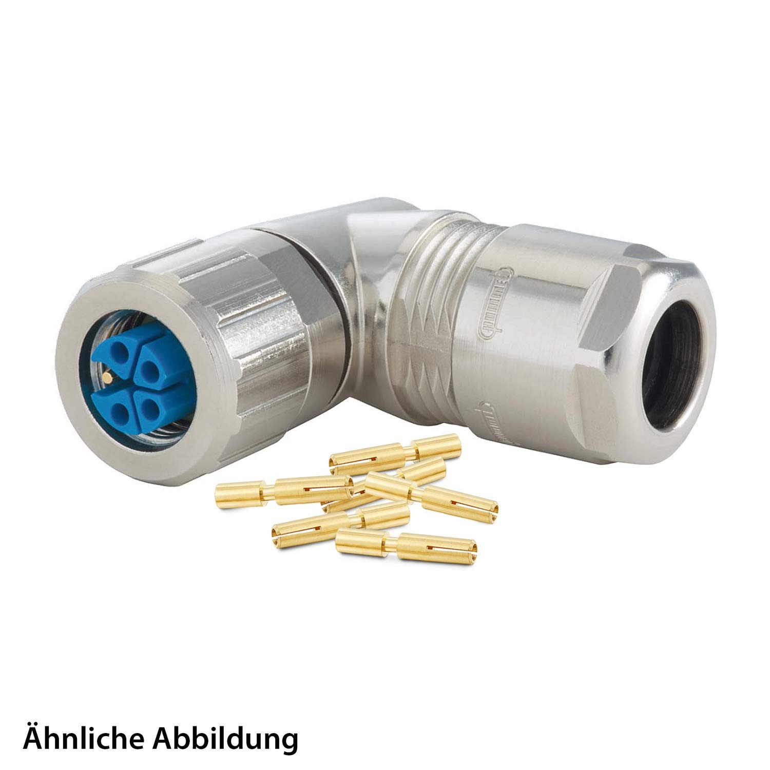 Hummel AG Rundstecker Titel:SET inkl. Kontakte M12 Power Kabelsteckverbinder, Crimpeinsatz