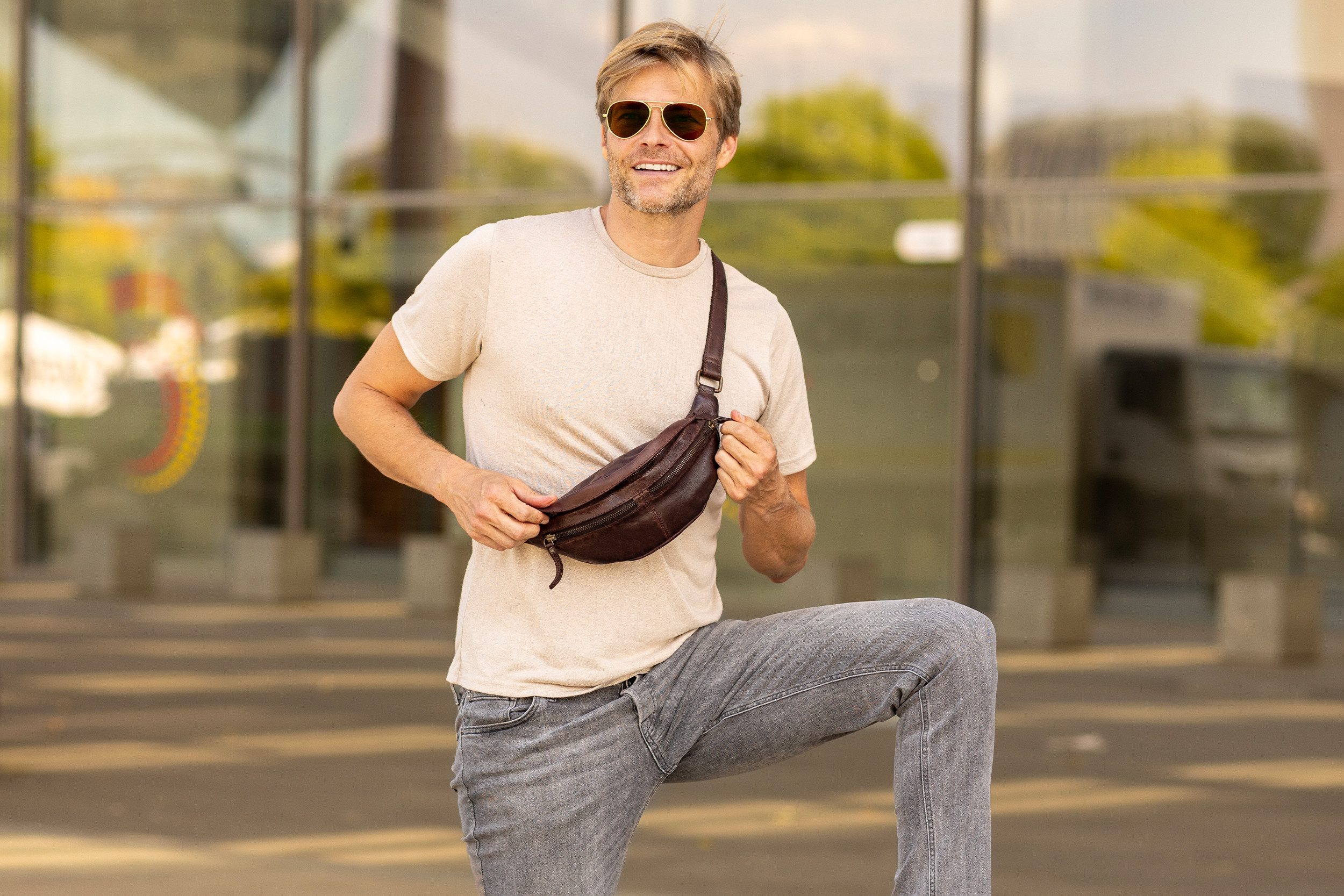 Gusti Leder Gürteltasche Gusti Leder Bauchtasche günstig online kaufen