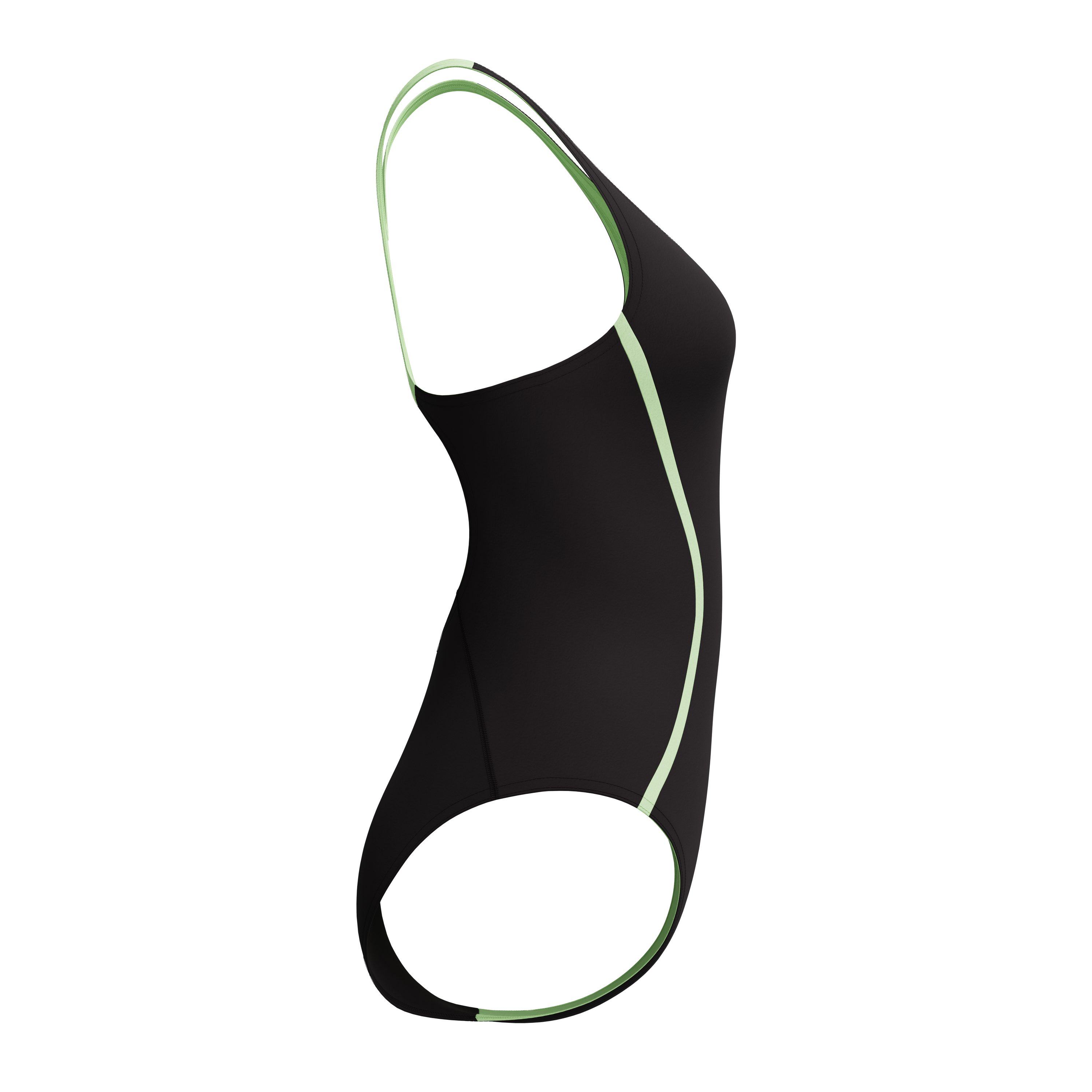 Speedo Badeanzug SOLID SPLICE MEDALIST 1PC BLU/DKBLU