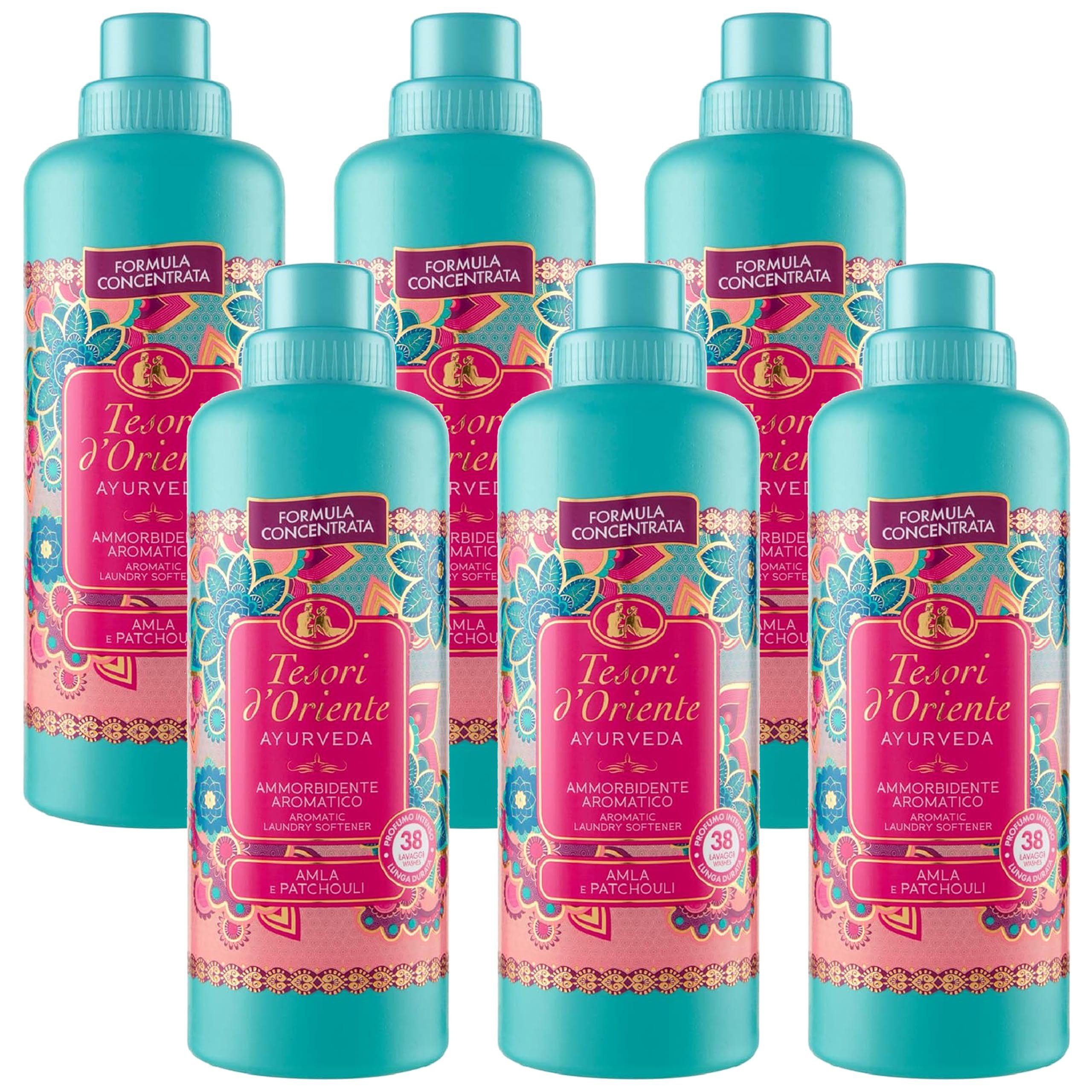 Tesori d'Oriente Ayurveda konzentrierter Weichspüler 760 ml x6 Weichspüler