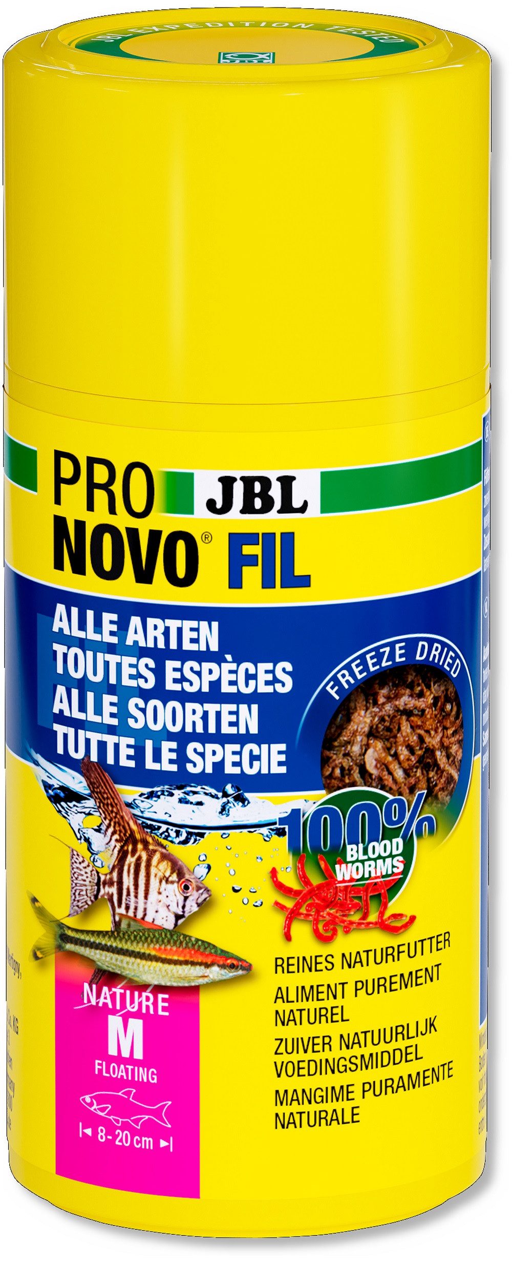 Aquariendeko JBL Pronovo Fil Mückenlarven für alle Zierfische 100ml