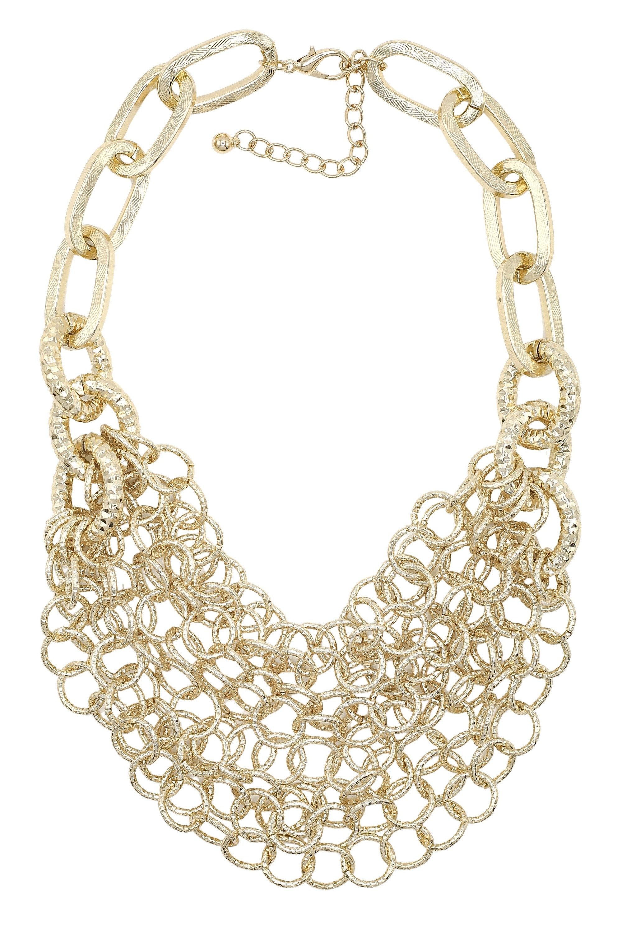 COLLEZIONE ALESSANDRO Kette mit Anhänger Chain Reaction, Statementkette mit verschieden großen Gliedern
