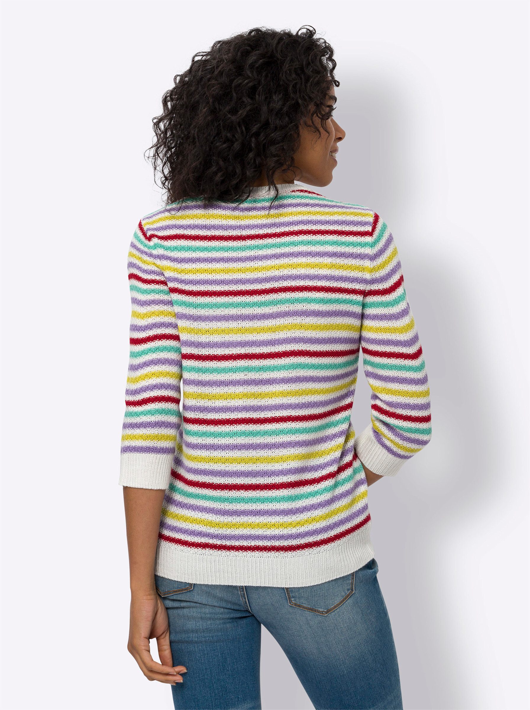 Sieh an! Strickpullover Streifenpullover günstig online kaufen