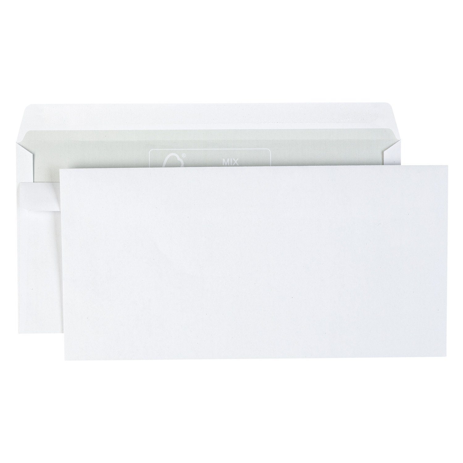 Idena Briefumschlag Idena 10219 - Briefumschläge lang, 75 g/m², selbstklebend, ohne Fenste