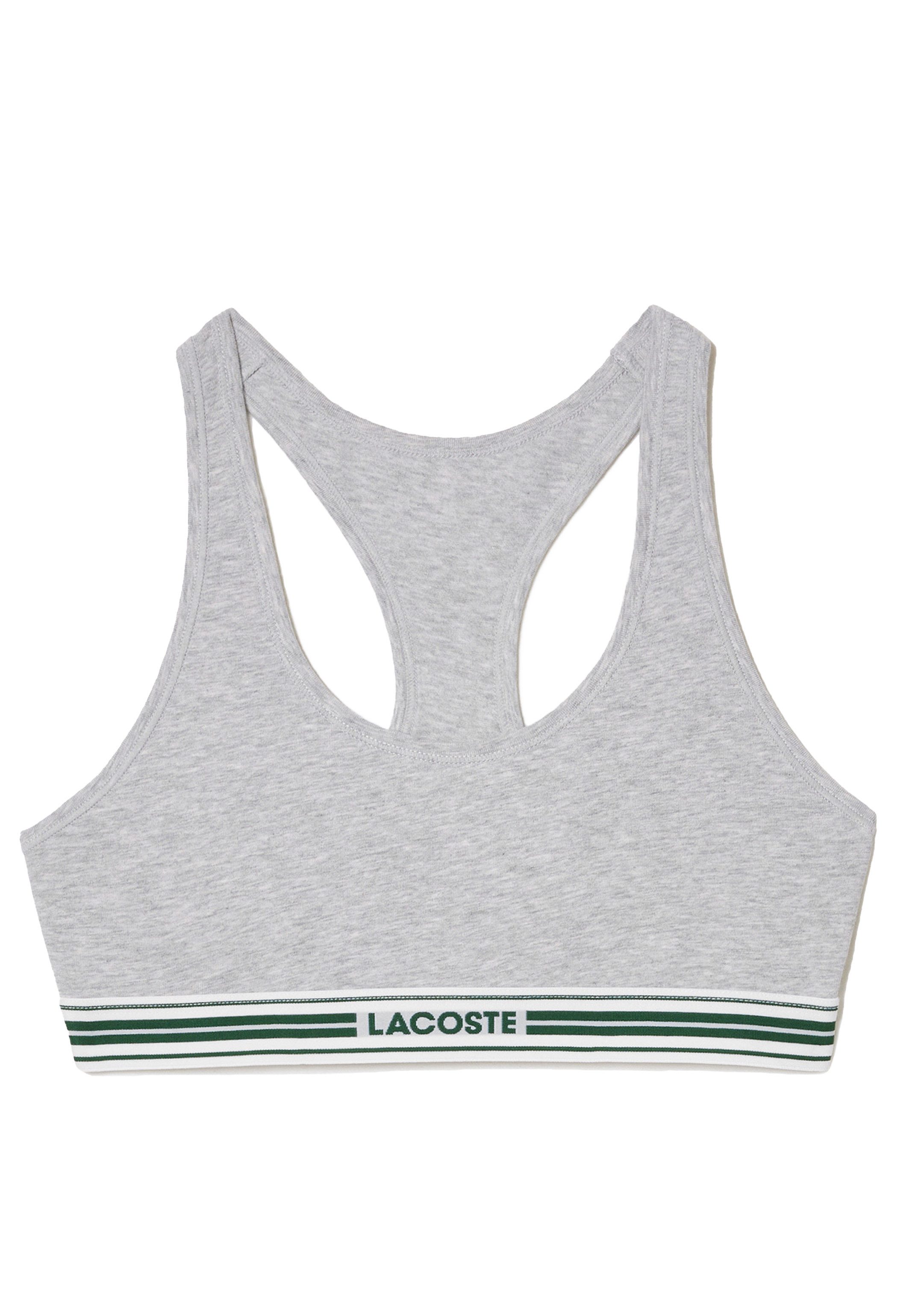 Lacoste Bralette-BH Basic (1-tlg) Bralette - Baumwolle - Atmungsaktiv - Mit Kontrast-Logostreifen