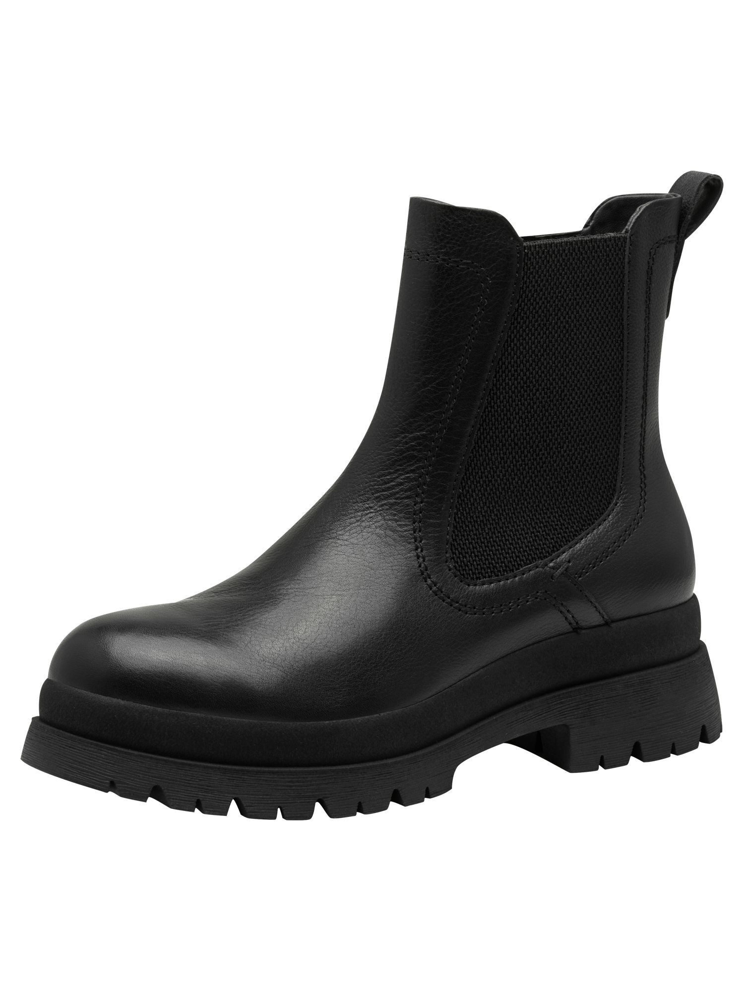 Tamaris TOUCH-IT aus Leder kein Absatz 1-25423-45 Chelseaboots TOUCH-IT