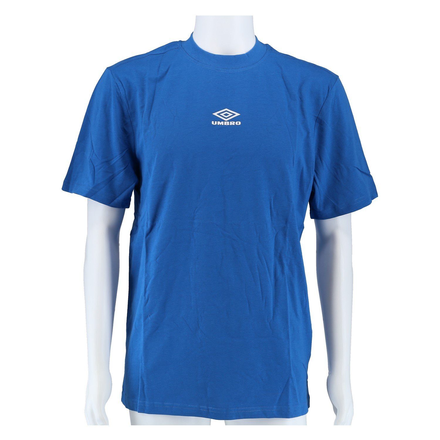 Umbro T-Shirt Diamond Small Logo Tee (Baumwolle) blau/weiss Herren