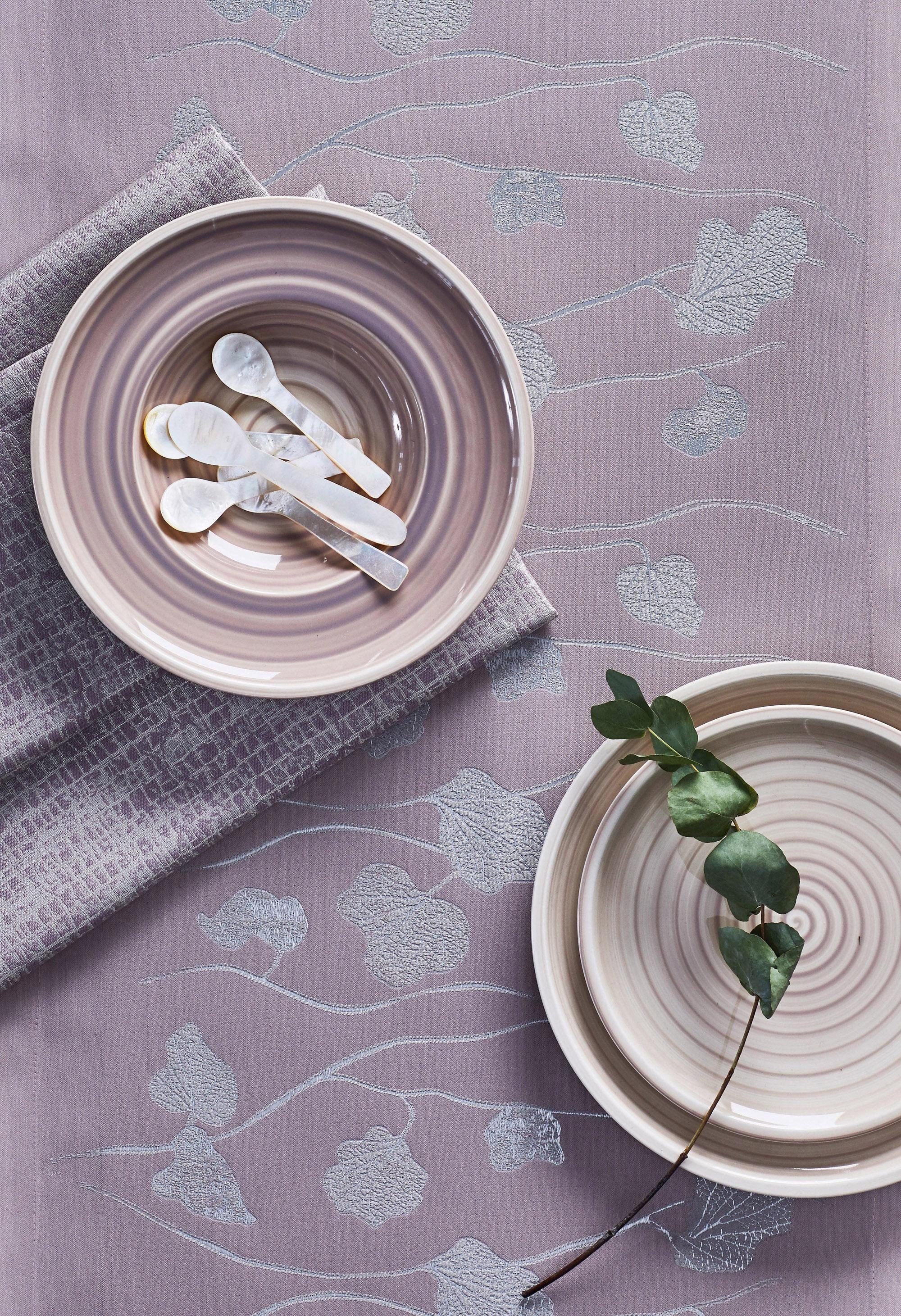 APELT Tischläufer 1103 Loft Style, (1-tlg) rosé Jacquard