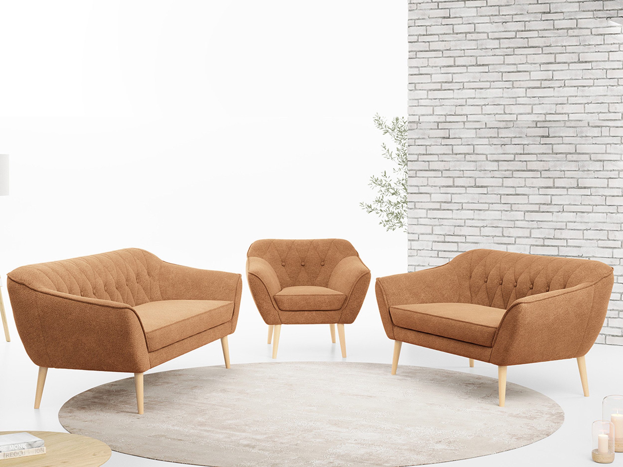 MKS MÖBEL Sofa PIRS 3 2 günstig online kaufen