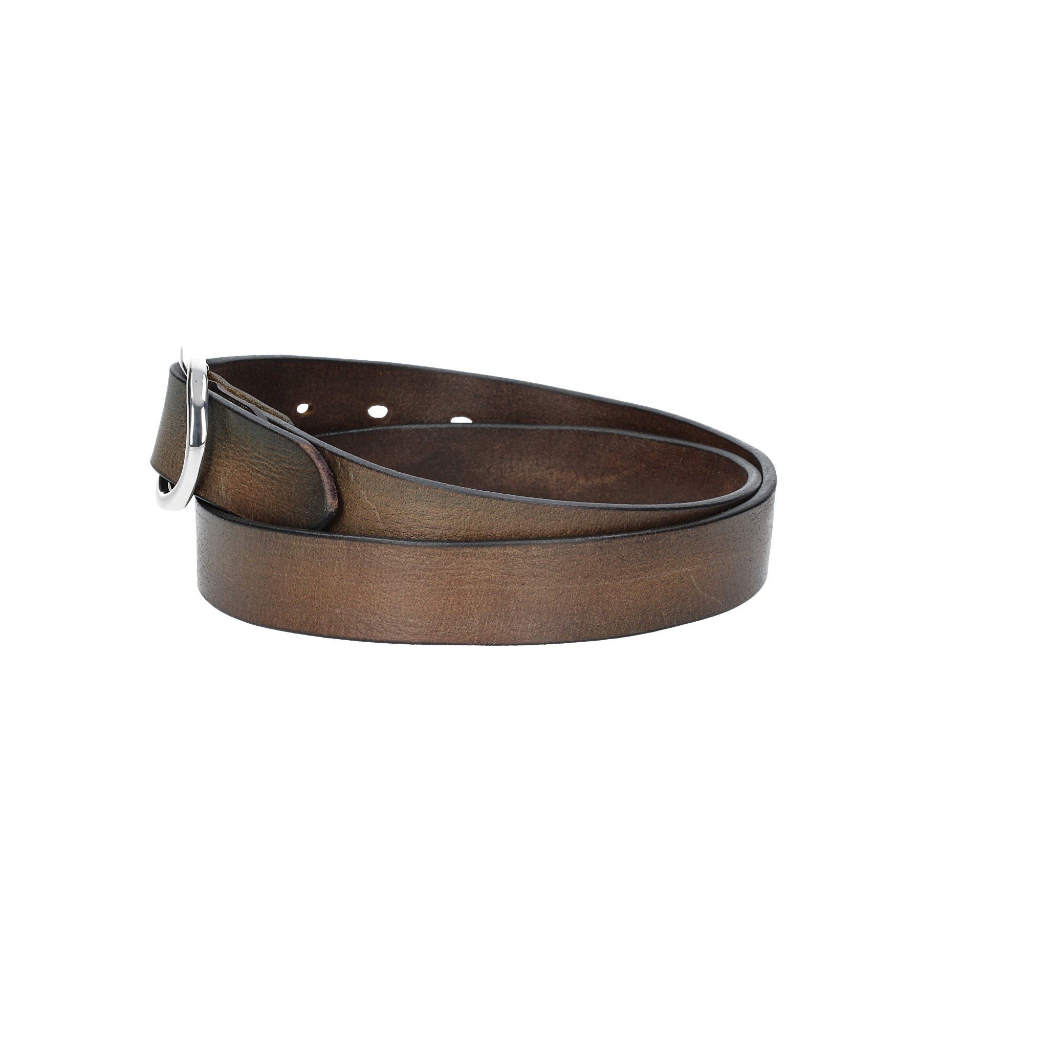 Leder Bazlen Ledergürtel 30mm in Grau mit Schmuckschließe (LB1173B30G-750, 1-St) sehr weiches Vollrindleder – Bild 2 von 5